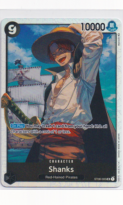 One Piece - #ST08-005 Shanks (Super Rare)