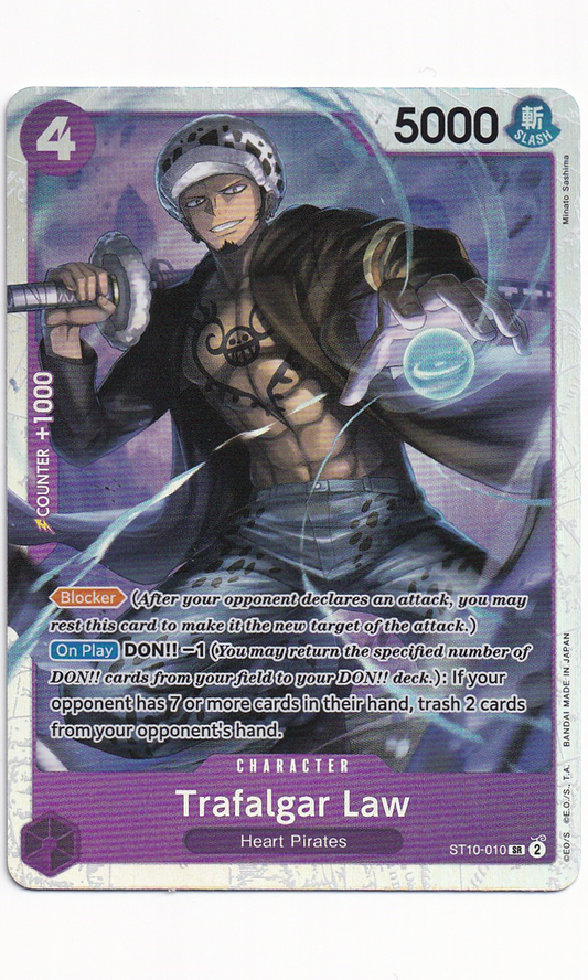 One Piece - #ST10-010 Trafalgar Law (Super Rare - Reprint)