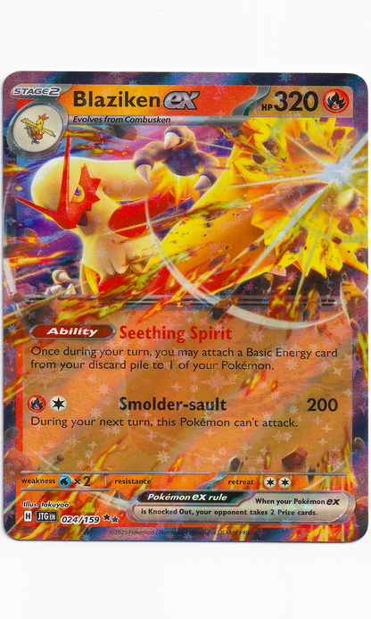 Pokemon - #024 Blaziken EX (Double Rare - Journey Together)