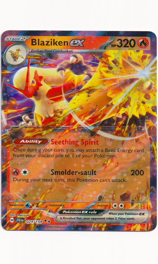 Pokemon - #024 Blaziken EX (Double Rare - Journey Together)