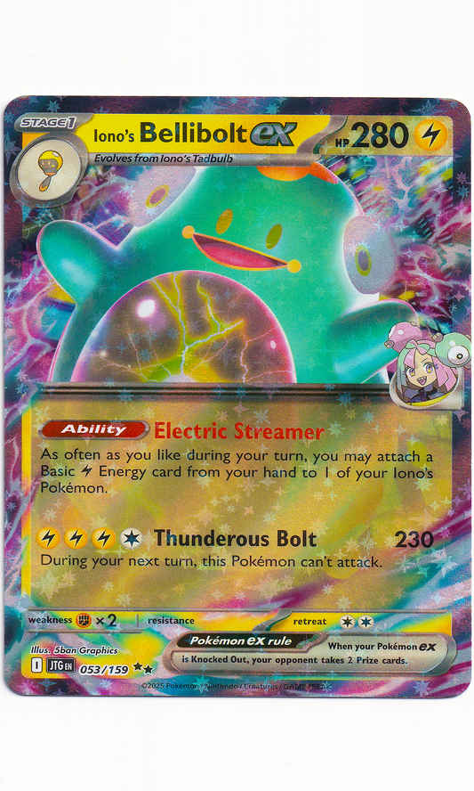 Pokemon - #053 Iono's Bellibolt EX (Double Rare - Journey Together)