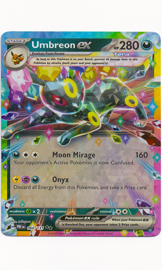 Pokemon - #060 Umbreon EX (Double Rare - Prismatic Evolutions)