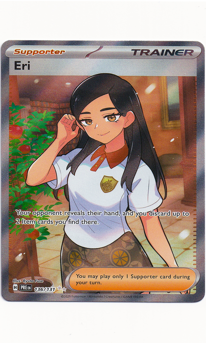 Pokemon - #136 Eri (Full Art Secret Rare - Prismatic Evolutions)
