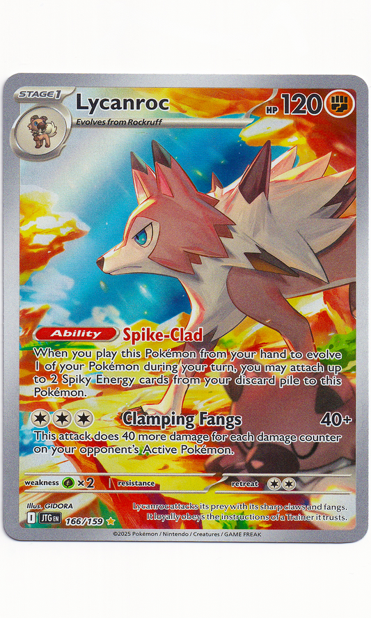 Pokemon - #166 Lycanroc (Illustration Rare - Journey Together)