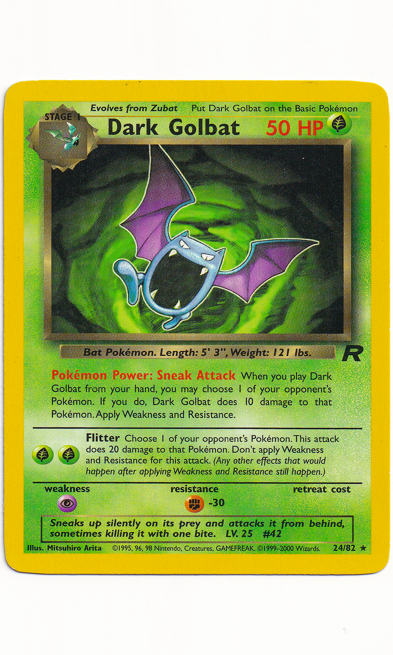 Pokemon - #24 Dark Golbat (Team Rocket)