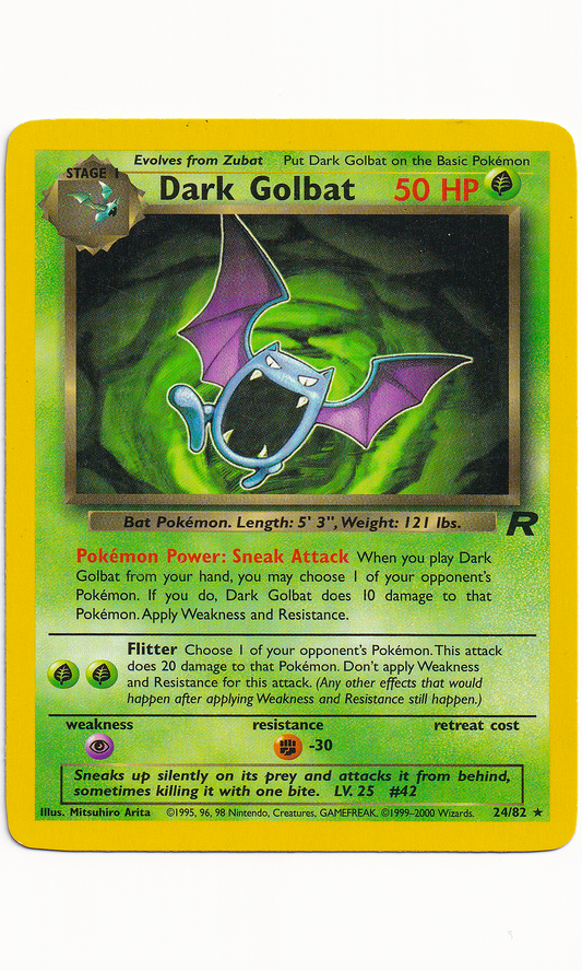 Pokemon - #24 Dark Golbat (Team Rocket)