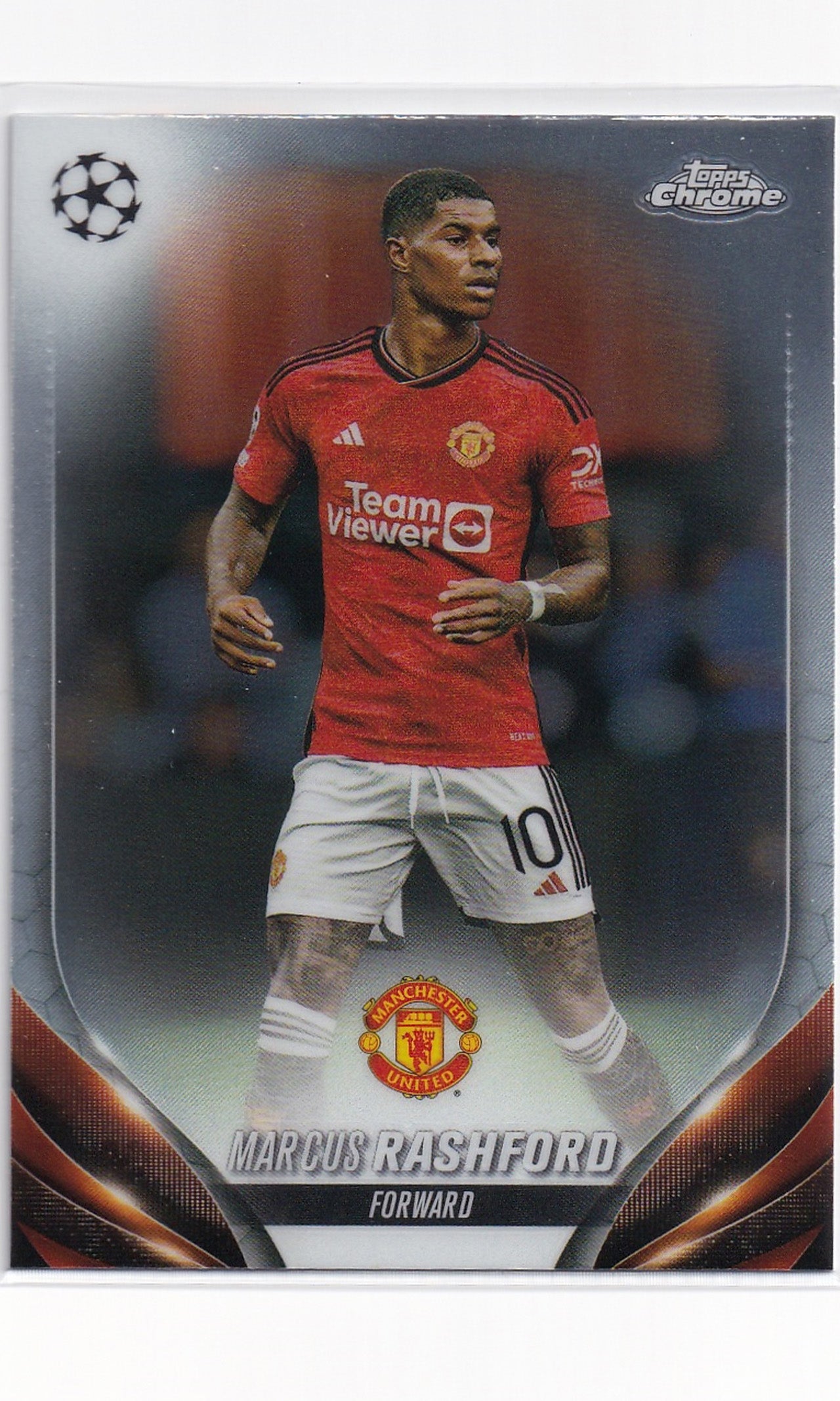 23 Topps Chrome Soccer - #16 Marcus Rashford