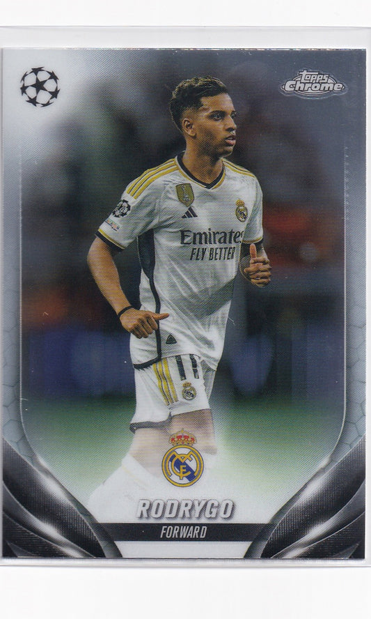 23 Topps Chrome Soccer - #168 Rodrygo