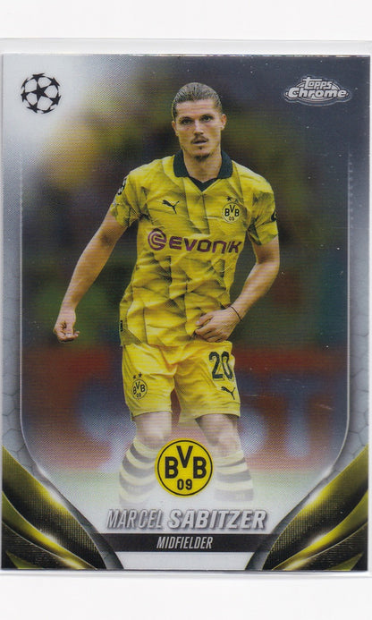 23 Topps Chrome Soccer - #80 Marcel Sabitzer