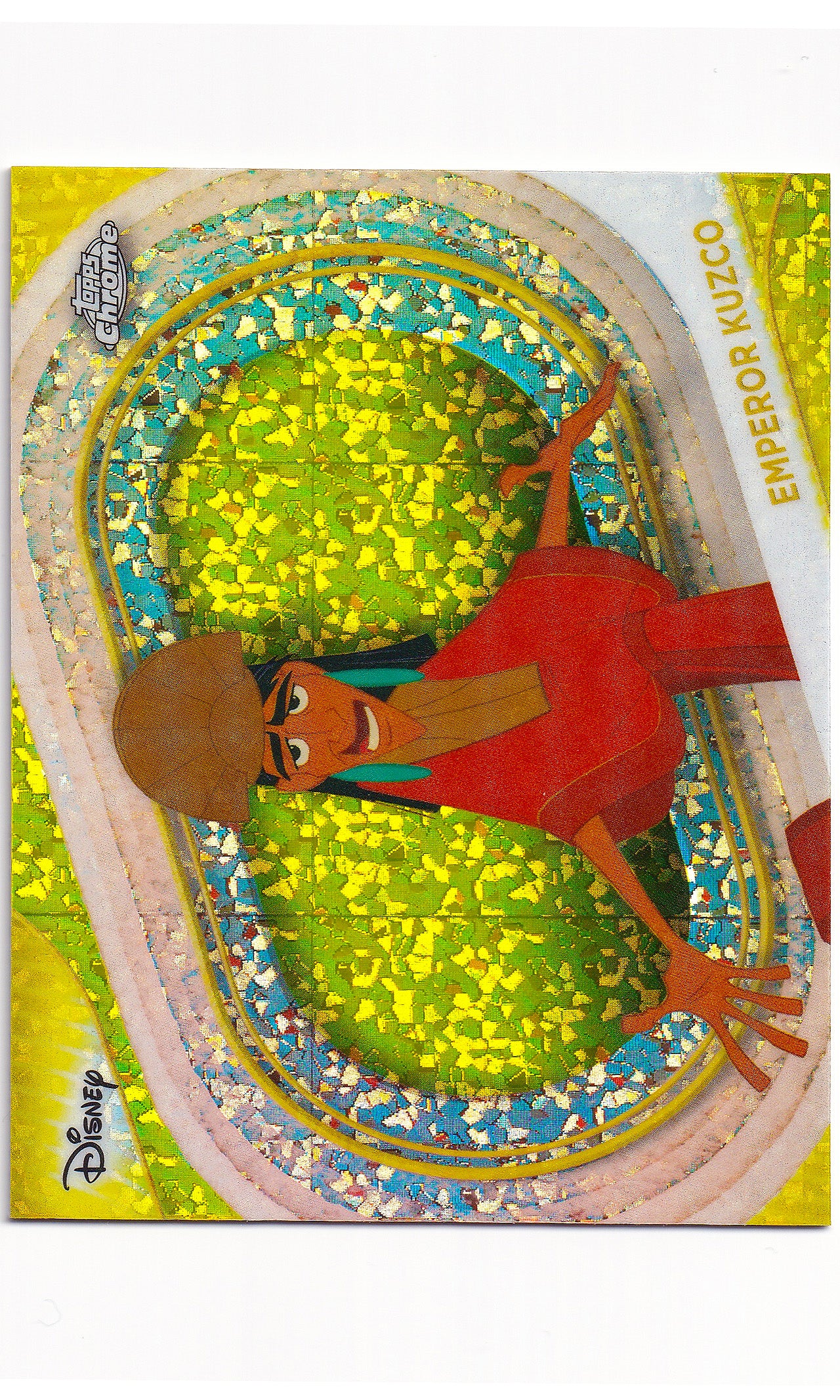 Topps Disney Chrome - #25 Emperor Kusco (Yellow Diamonds)