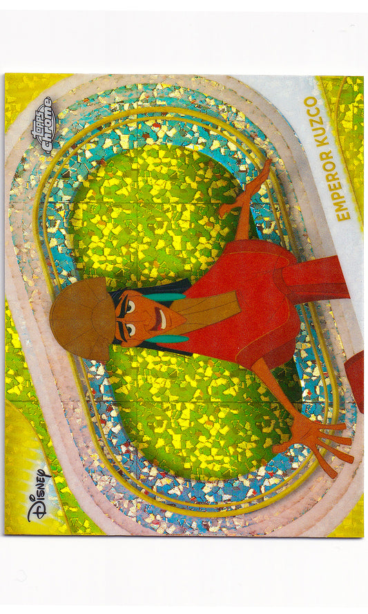 Topps Disney Chrome - #25 Emperor Kusco (Yellow Diamonds)