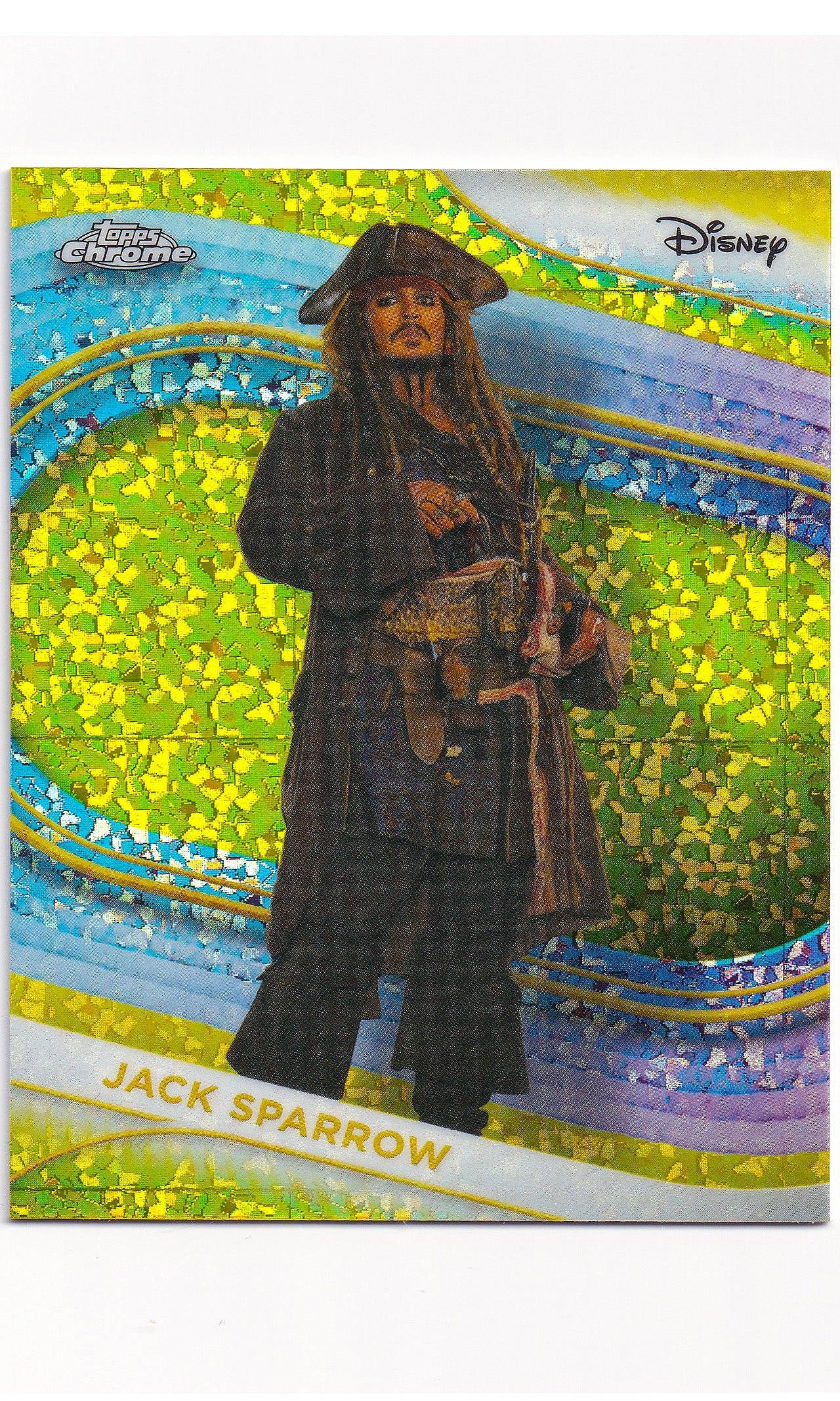 Topps Disney Chrome - #3 Jack Sparrow (Yellow Diamonds)