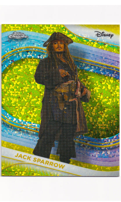 Topps Disney Chrome - #3 Jack Sparrow (Yellow Diamonds)